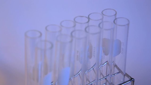  video of test tubes in the laboratory