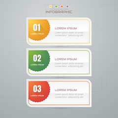 Infographics design template, process diagram, vector eps10 illustration