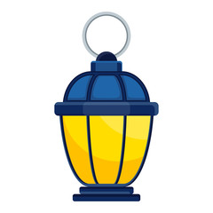 lantern oldfashioned blue