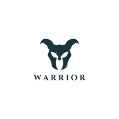 Warrior logo. Easy to change size, color and text