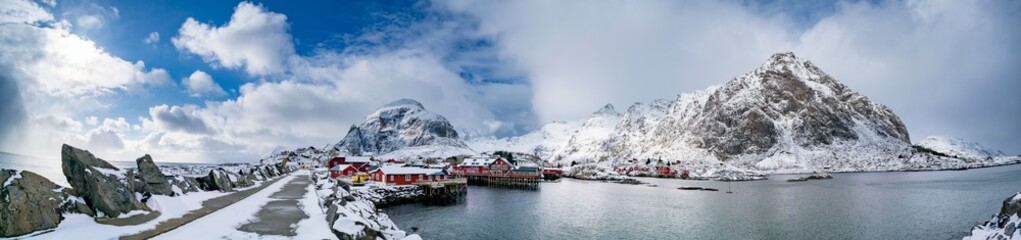 Reine fishing village in Lofoten, Norway