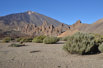 LLano de Ucanca et Teide, île Ténérife, Canaries
