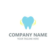 Dental care logo and icons vector creative concept design on background white