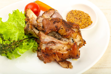 Roasted pork knee