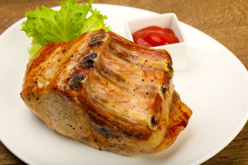 Roasted pork