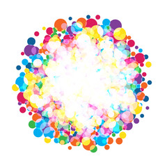 colorful  bright circles - 185224641