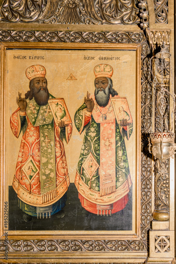 Wall mural cyril and athanasius of alexandria