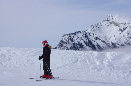 enfant au ski - saint pierre de chartreuse