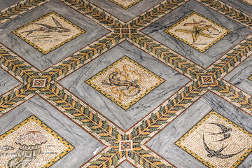 Church of visitation floor - mosaic