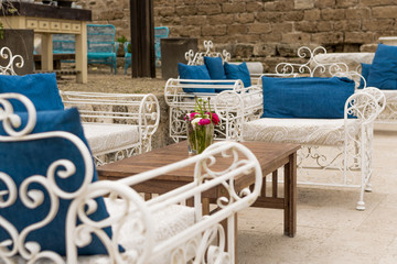 Restaurant seating - close up
