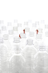 ペットボトルと人間
