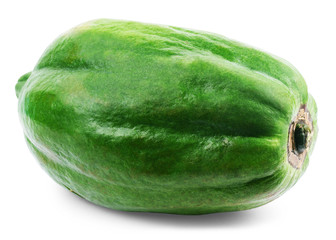 Papaya isolated on white backgroound.