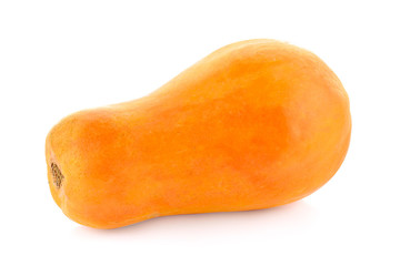 Papaya isolated on white background.