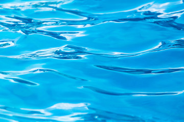 The smooth water in the pool as a background