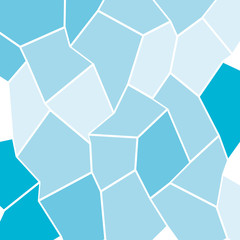 Mosaic texture. Geometric background of curves, irregular triangles, rectangles. Vector illustration.