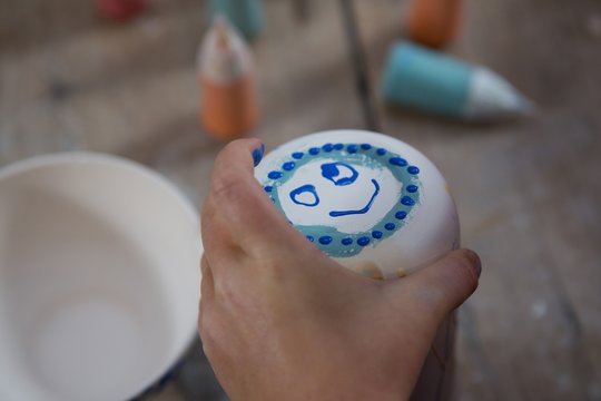 Smiley face on mug