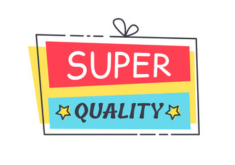 Super Quality Promo Sticker in Square Shape Frame