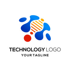 Technology Logo Stock Images