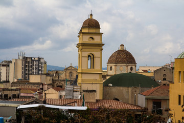 Cagliari: architettura della Chiesa di Santa Chiara - Sardegna