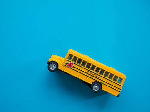 yellow bus school , back to school concept