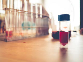 pipette and test tube in laboratory simulations of scientists and chemists