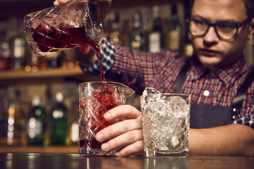 Evening at the bar