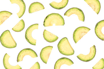 Slices of avocado