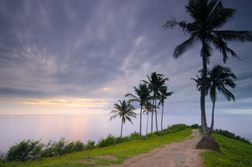 Sunset at Malimbu Hill, Lombok Island, Indonesia