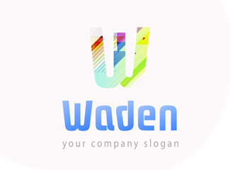 letter W logo Template for your company