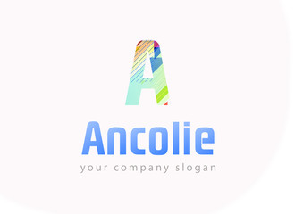 letter A logo Template for your company