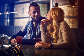 Evening at the bar