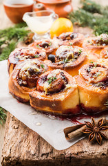Homemade delicious cinnamon rolls