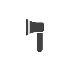 Axe icon vector, filled flat sign, solid pictogram isolated on white. Ax symbol, logo illustration