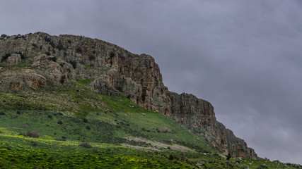Fototapeta na wymiar Mountain near Sea of Galilee