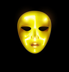 mask golden face