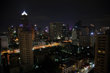 Fototapeta na wymiar 방콕의 야경