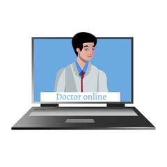 Online doctor, internet computer health service