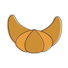 Bread Croissant isolated