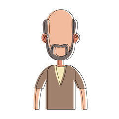 Grandfather cute cartoon