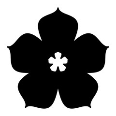 cute flower isolated icon vector illustration design