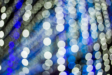 The  Abstract blurred and bokeh&nbsp;blue on light black background.