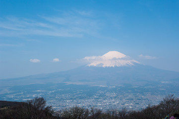 Fototapeta premium 金時山山頂からの富士山