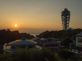 江ノ島の夕景