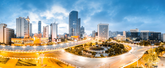 Fototapeta premium City Scape of the nanchang china.