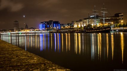 Fototapeta na wymiar Dublin River: Liffey