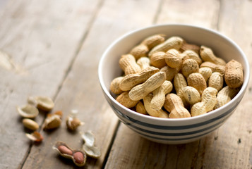 Bowl of peanuts