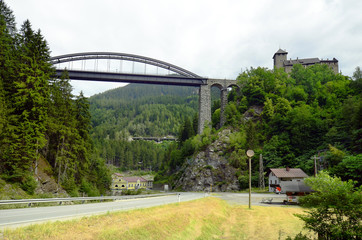 Austria, Tirol, Trisanna Bridge