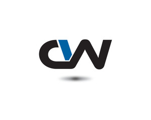 cw letter logo