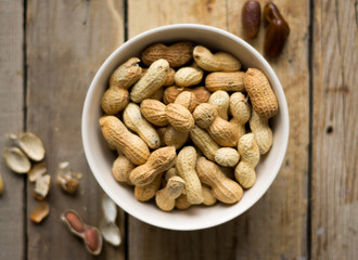 Bowl of peanuts
