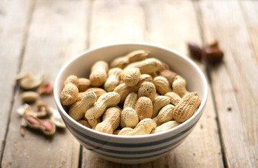 Bowl of peanuts